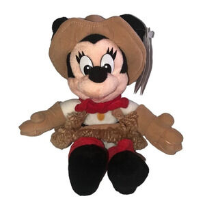 Disney Frontierland 9" Minnie Mouse Bean Bag Parks Stuffie Plush Magic Kingdom
